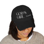 GOD'S GIRL ft THARICHAROMA merch hat (pink letters)