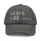 GOD'S GIRL ft THARICHAROMA merch hat (pink letters)