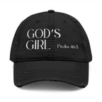 GOD'S GIRL ft THARICHAROMA merch hat (pink letters)
