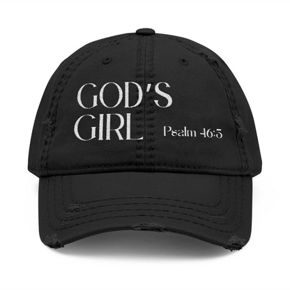 GOD'S GIRL ft THARICHAROMA merch hat (pink letters)