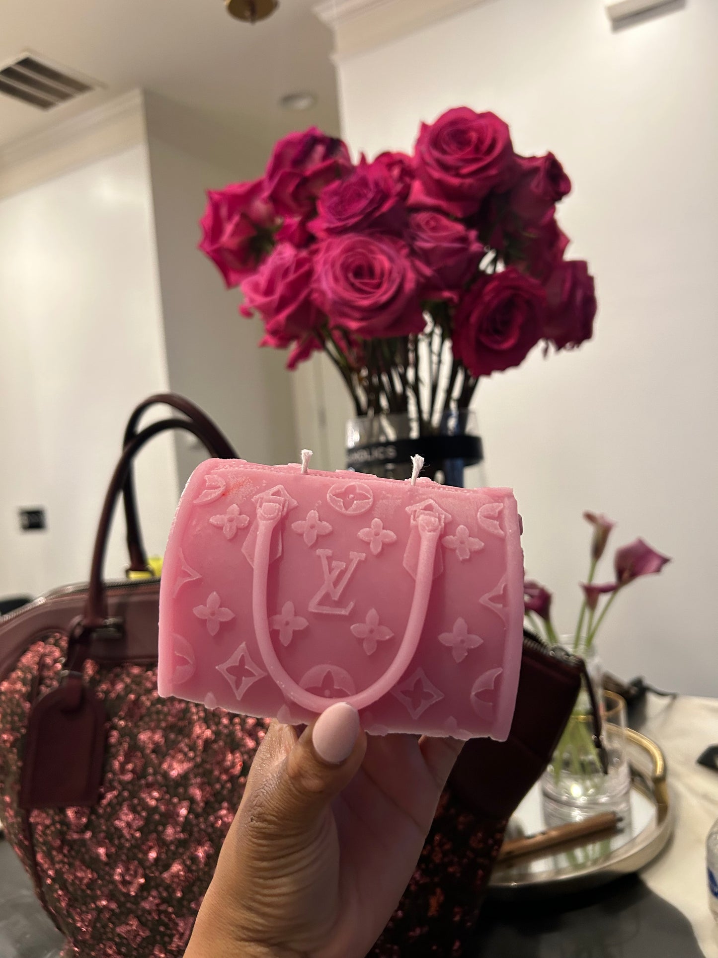 Lavender Vuitton Speedy