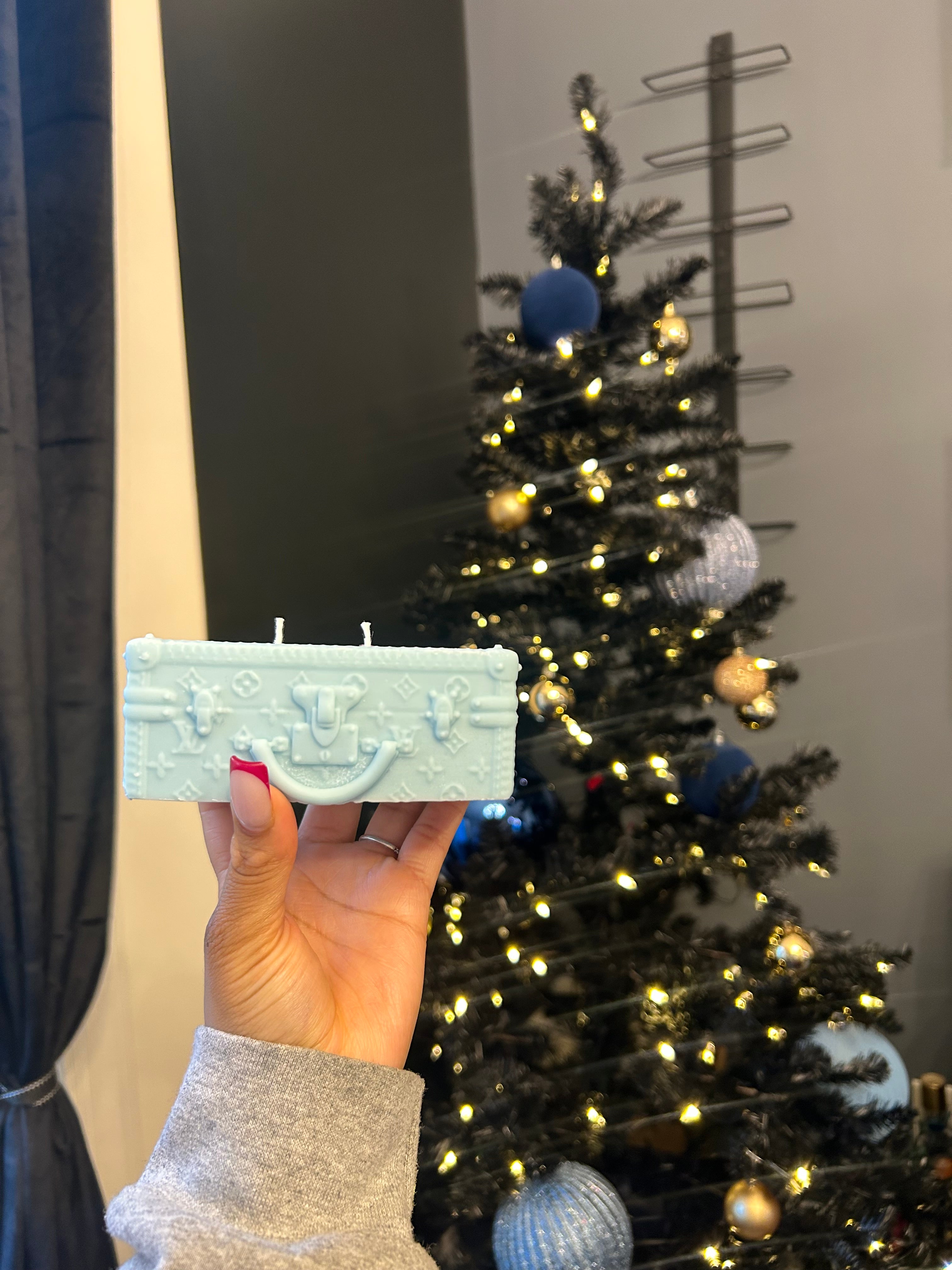 Frosted Vuitton Trunks❄️ (set of 2)