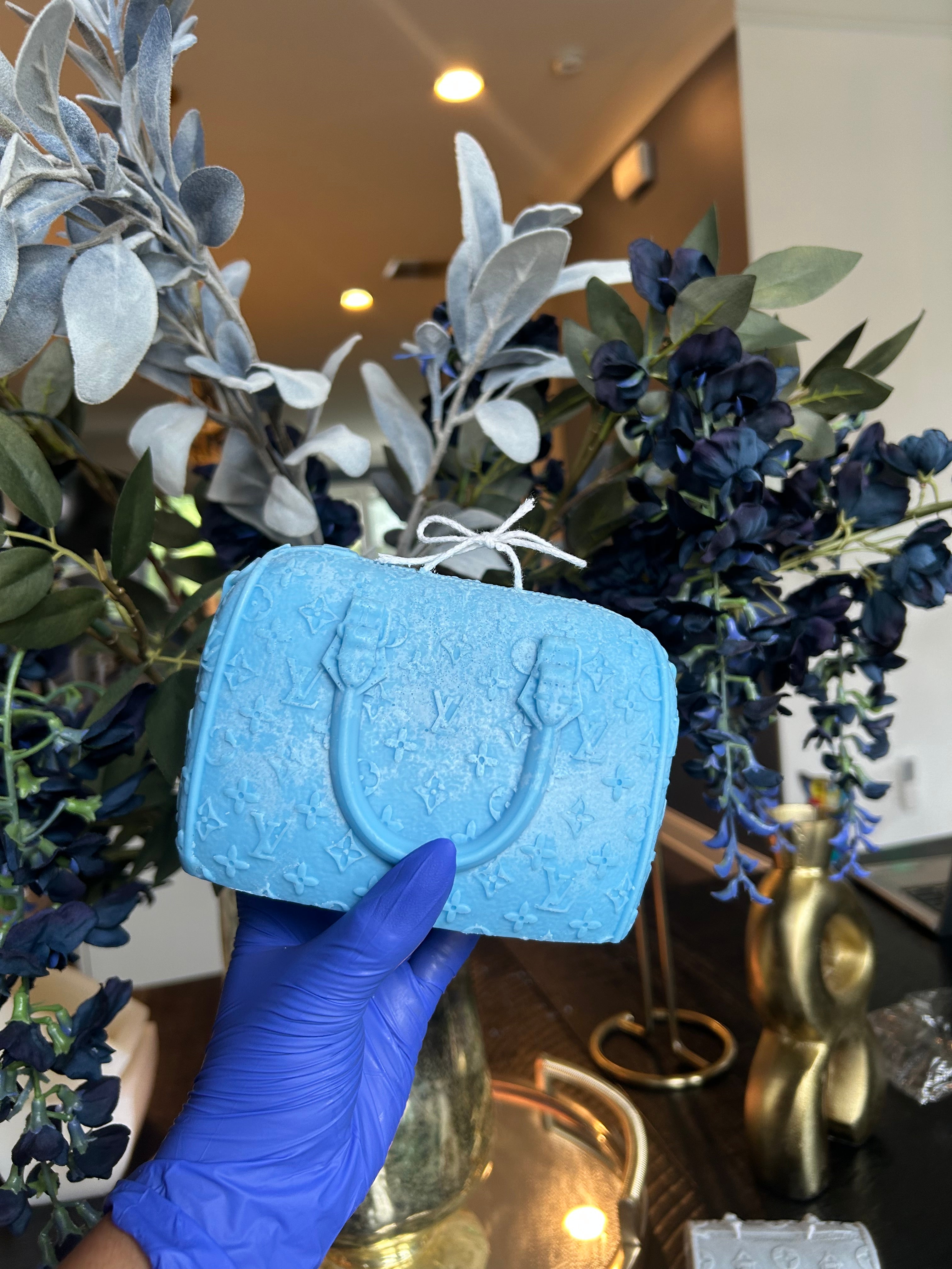 BURNING BLUE Vuitton Duffle 💙