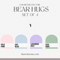 Bear Hugs (set of 4)