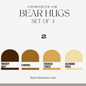 Bear Hugs (set of 4)