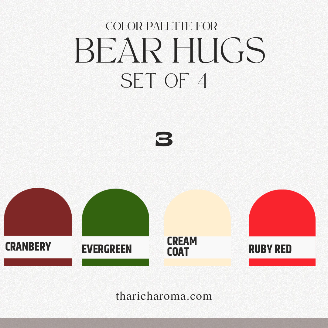 Bear Hugs (set of 4)
