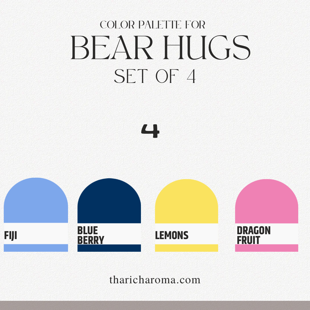 Bear Hugs (set of 4)