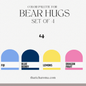 Bear Hugs (set of 4)