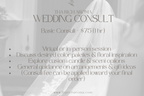 WEDDING CONSULTATION