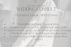 WEDDING CONSULTATION